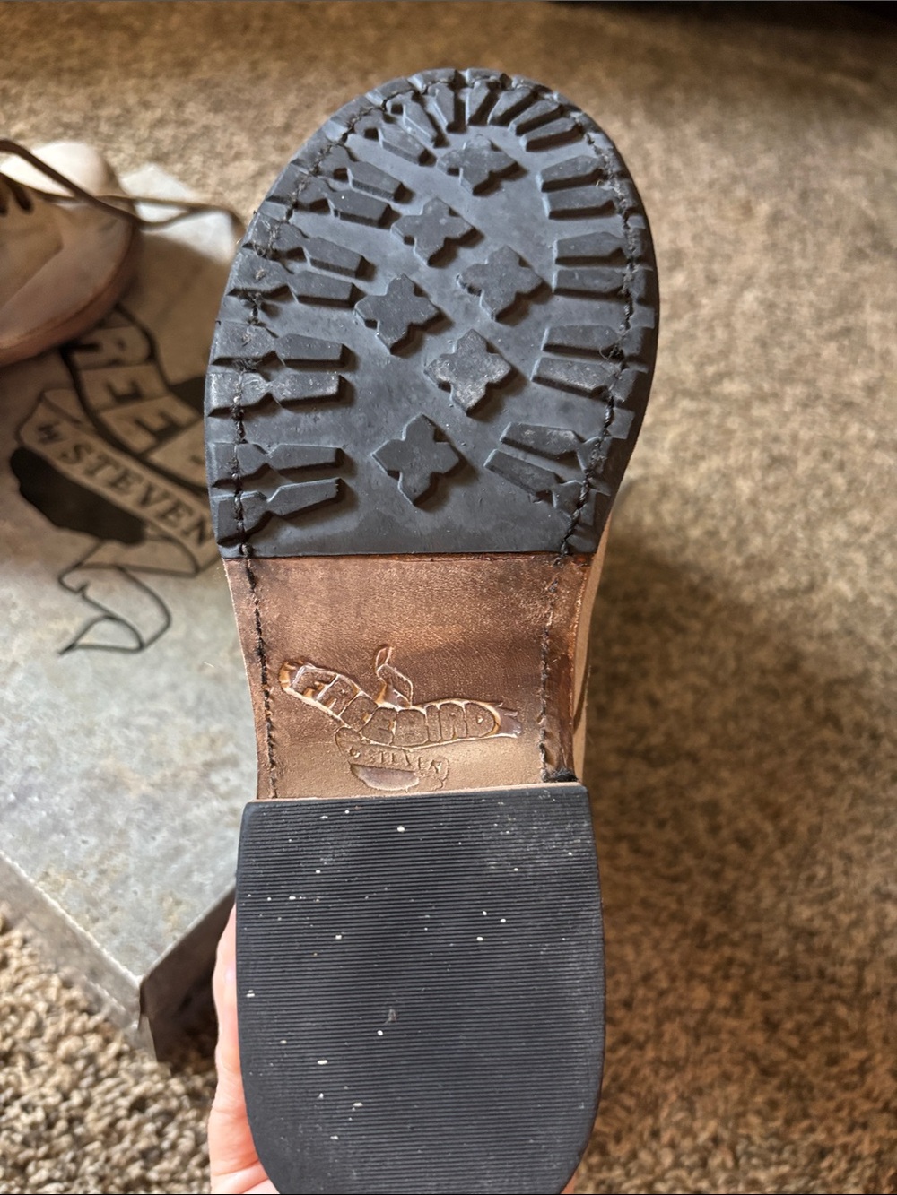 Freebird by Steven Tan Leather Combat Boots - Picture 5 of 5